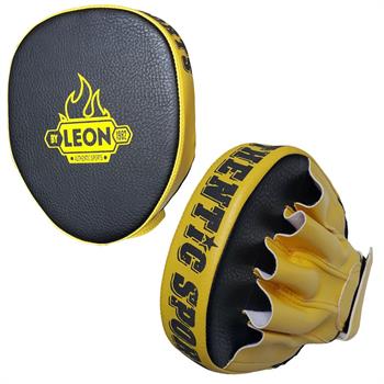 Leon Wall Parmaklı Ellik Lapa Taekwondo Boks Lapası Siyah Sarı