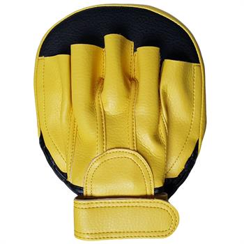 Leon Wall Parmaklı Ellik Lapa Taekwondo Boks Lapası Siyah Sarı