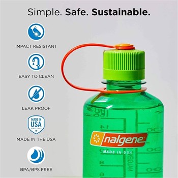 Nalgene 16 Oz NM Tritan Suluk Matara 0,5 Litre Yeşil