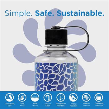 Nalgene 16 Oz NM Tritan Suluk Matara 0,5 Litre Rainbow Giraffe