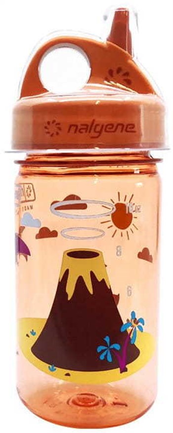 Nalgene 12 Oz Grip N-Gulp Tritan Suluk Çocuk Suluğu Turuncu 2182-3212
