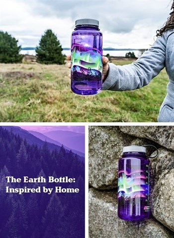 Nalgene 32 Oz WM Trout Wind Suluk Matara 1 Litre Mor 682019-0142