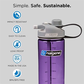 Nalgene Multi Drink Tritan Suluk 0,60 Litre Matara Mor 1790-2110