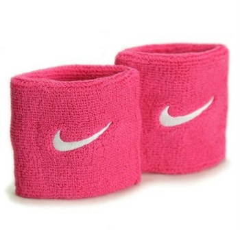 Nike Swoosh Wristbands Havlu El Bilekliği Pembe