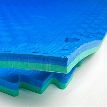 Tatami Mavi Yeşil Çift Renk 100x100 cm 26 mm Kalınlık