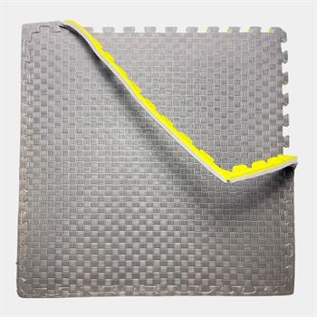 Tatami Sarı Gri Çift Renk 100x100 cm 26 mm Kalınlık