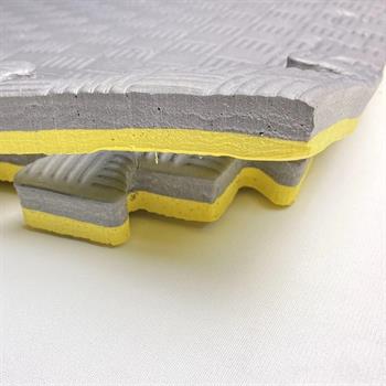 Tatami Sarı Gri Çift Renk 100x100 cm 26 mm Kalınlık