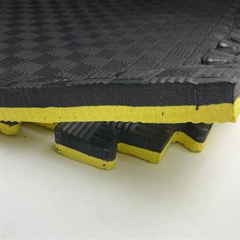 Tatami Sarı Siyah Çift Renk 100x100 cm 26 mm Kalınlık