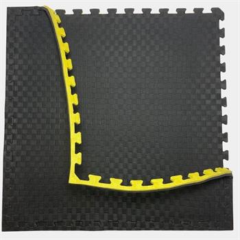 Tatami Sarı Siyah Çift Renk 100x100 cm 26 mm Kalınlık