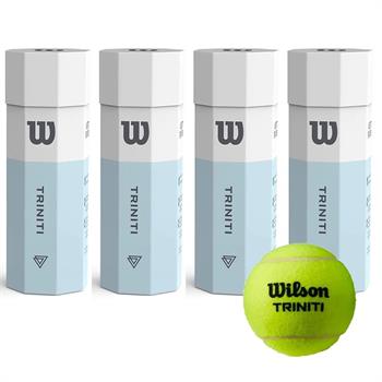 4 Kutu Wilson Triniti 3lü Tenis Topu Karton Ambalajda