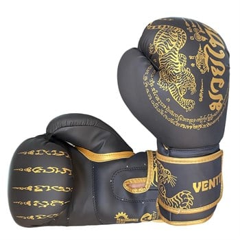 Vento Tiger Boks ve Kick-Boks Eldiveni Siyah Altın