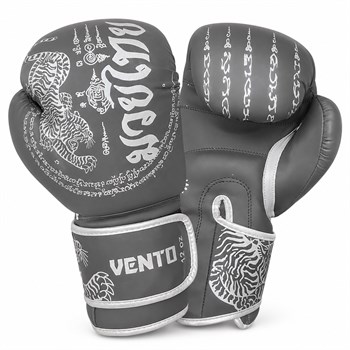 Vento Tiger Boks ve Kick-Boks Eldiveni Siyah Gümüş