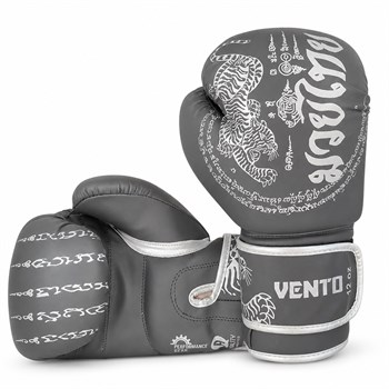 Vento Tiger Boks ve Kick-Boks Eldiveni Siyah Gümüş
