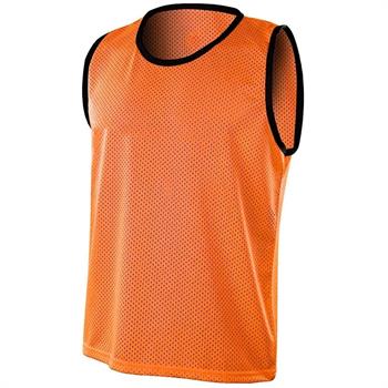 Yetişkin Boy Fileli Sporcu Antrenman Yeleği Bip Yelek Turruncu