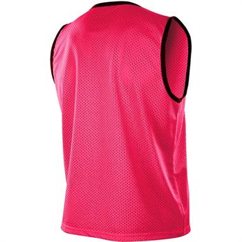 Yetişkin Boy Fileli Sporcu Antrenman Yeleği Bip Yelek Pembe