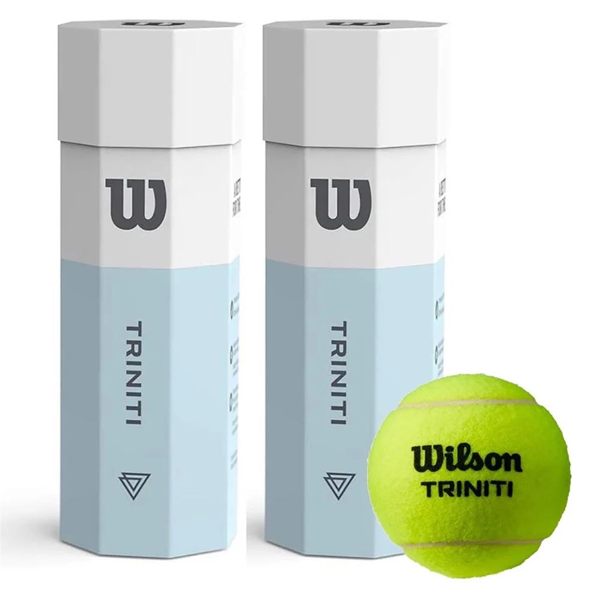 2 Kutu Wilson Triniti 3lü Tenis Topu Karton Ambalajda