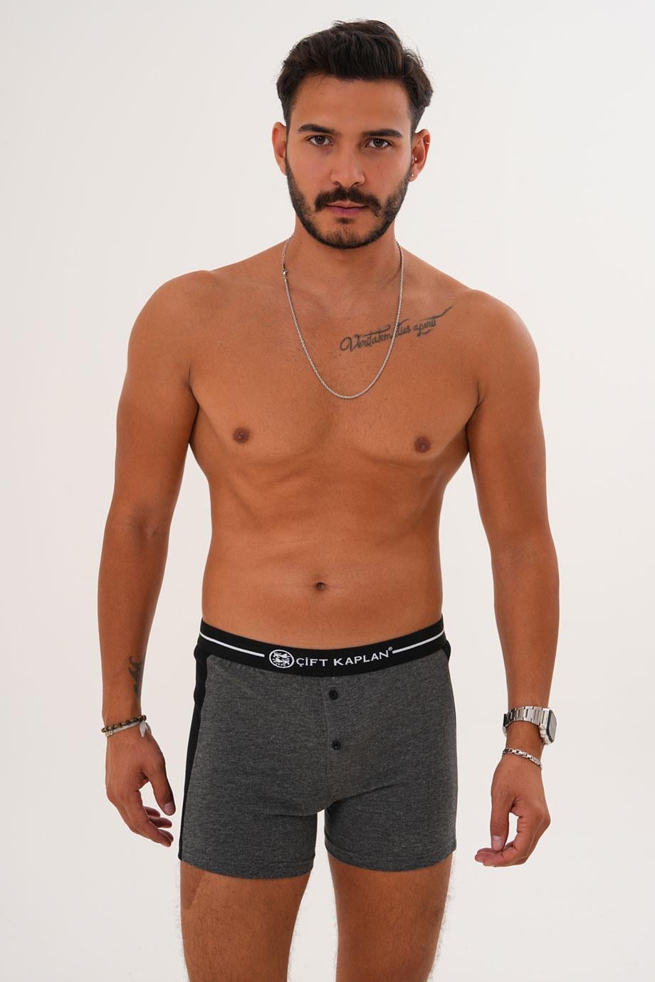 ÇK 0880 ERKEK ELASTANLI BOXER ŞORT