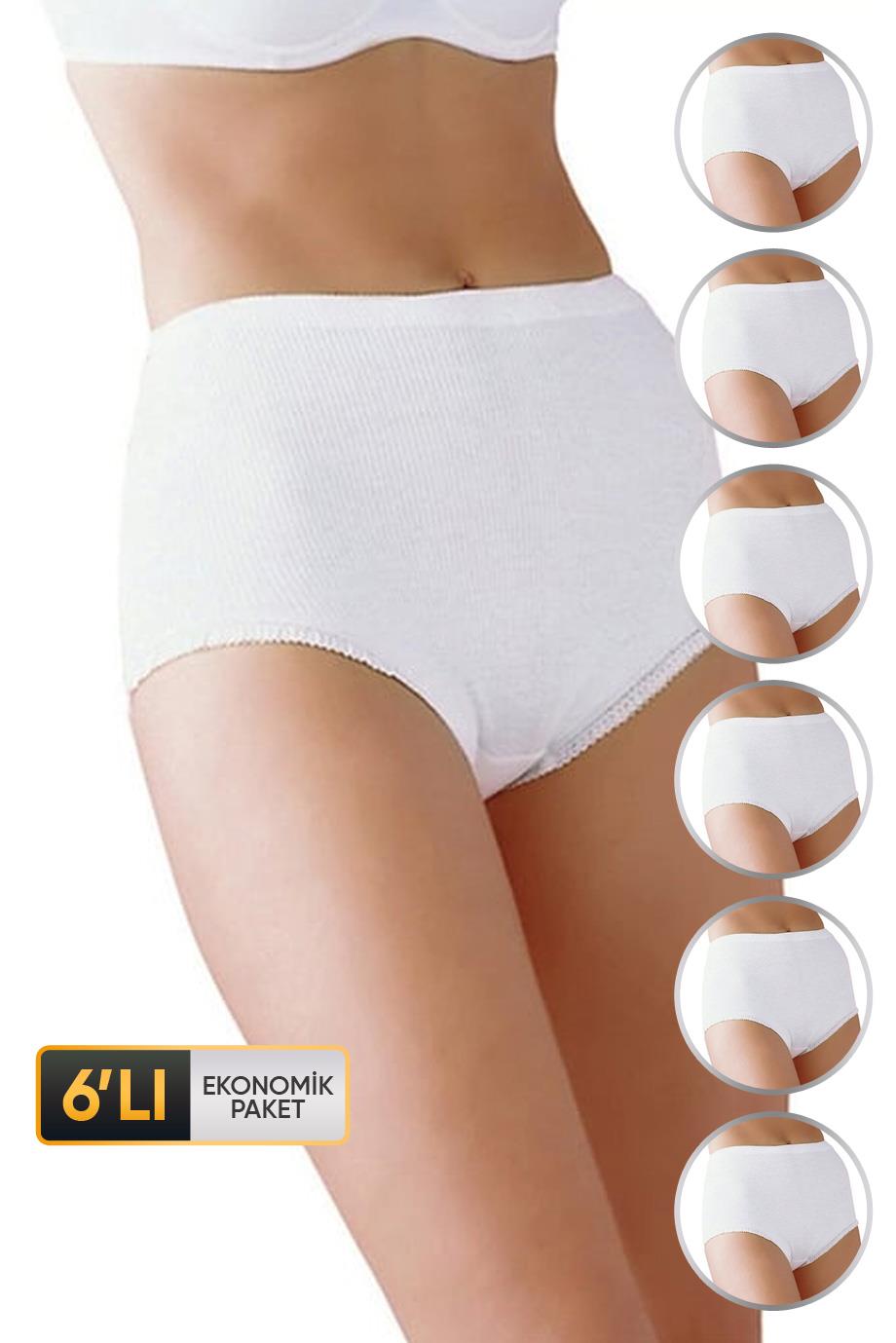ÇK 0980 KADIN KAŞKORSE KÜLOT 6'LI