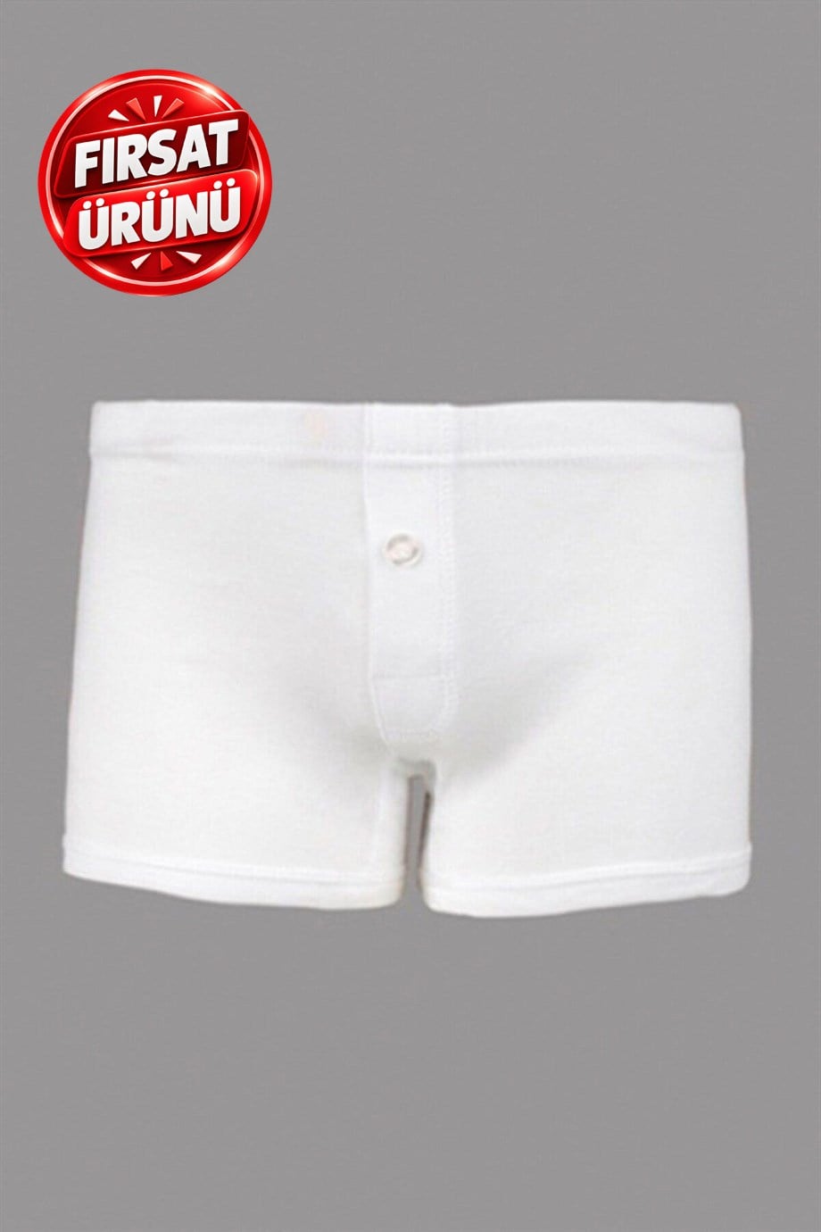 Erkek Çocuk Ribana Beyaz Boxer 200