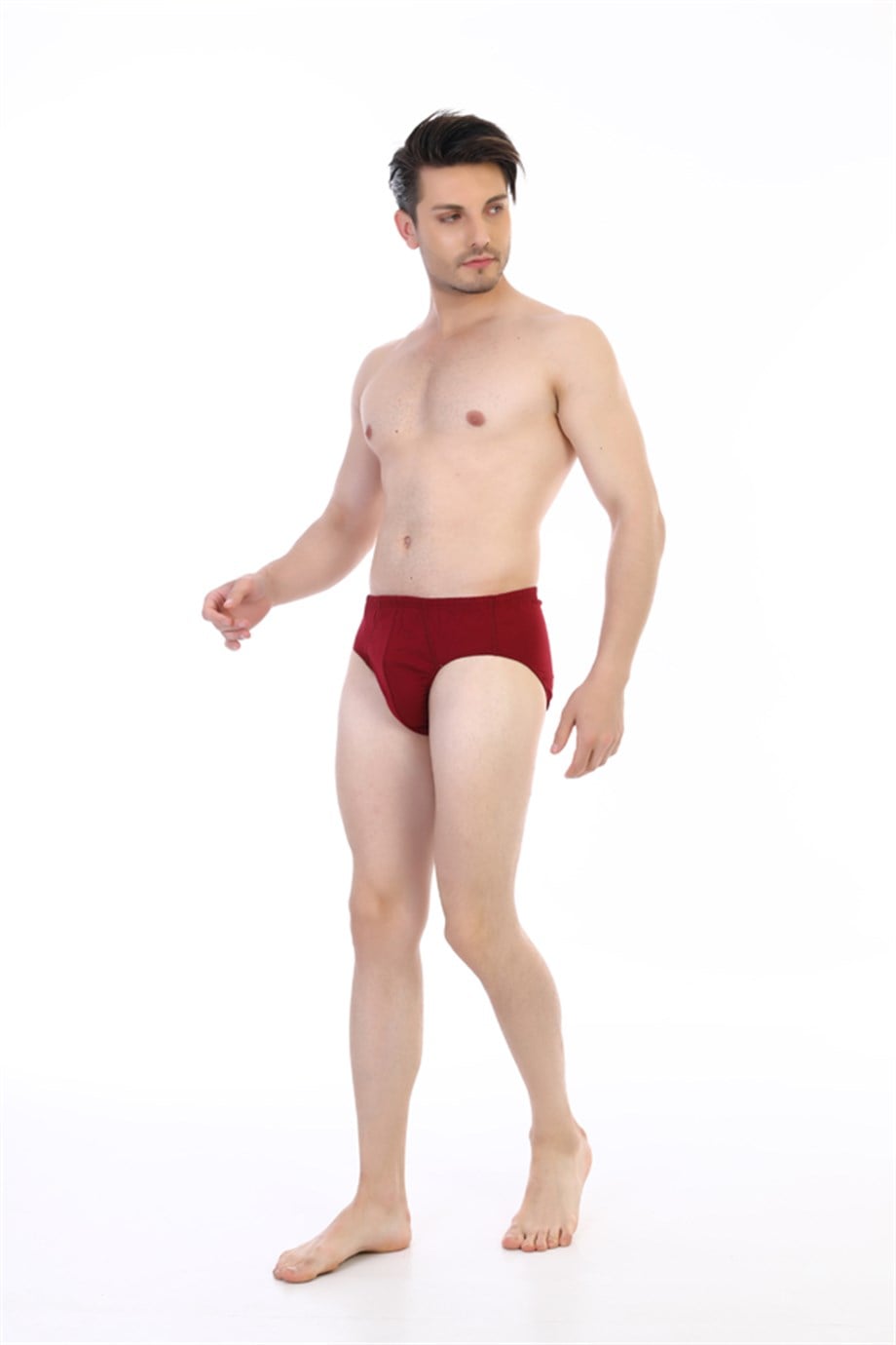 Erkek Süprem Bordo Slip 0741