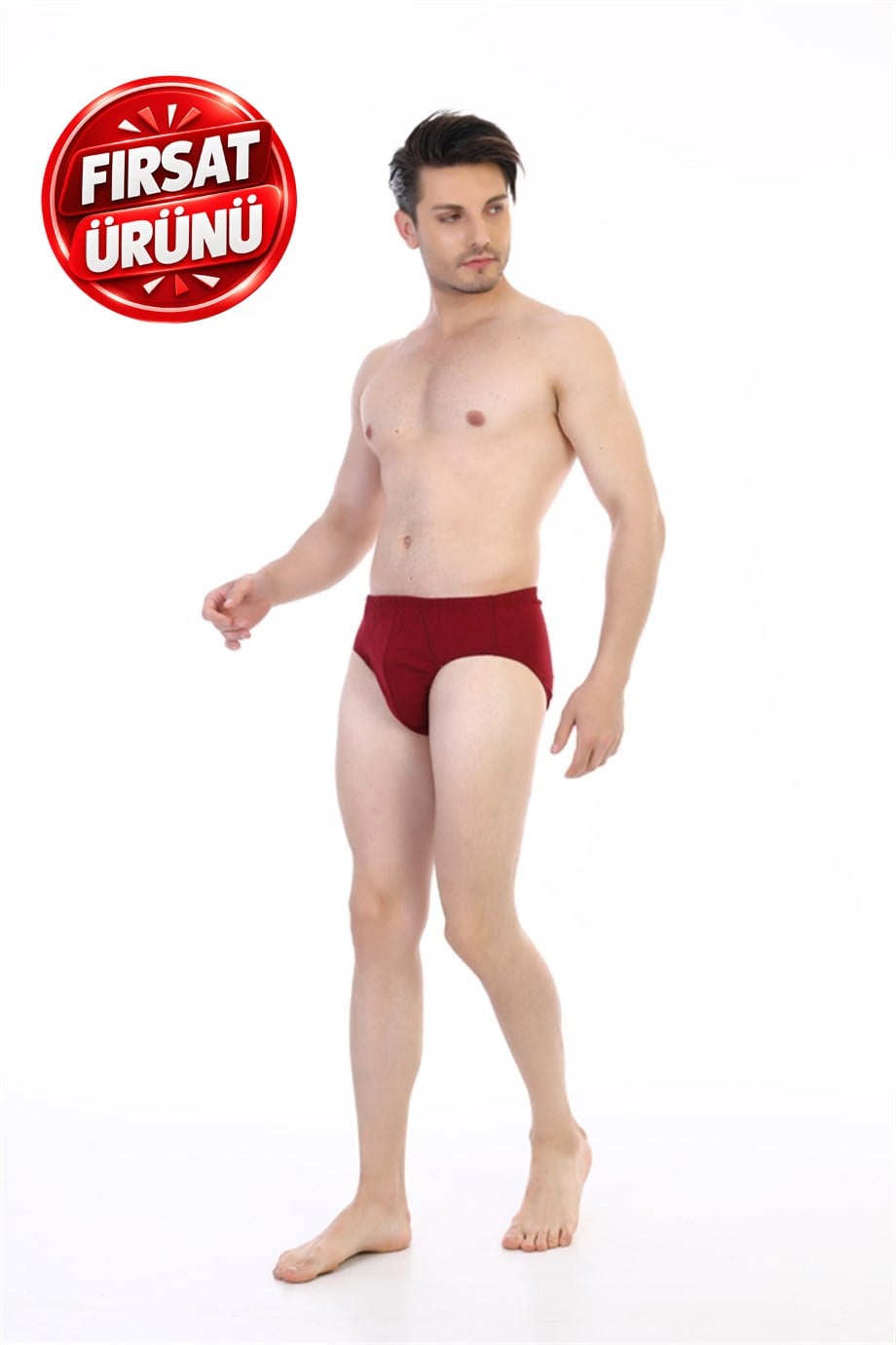 Erkek Süprem Bordo Slip 741