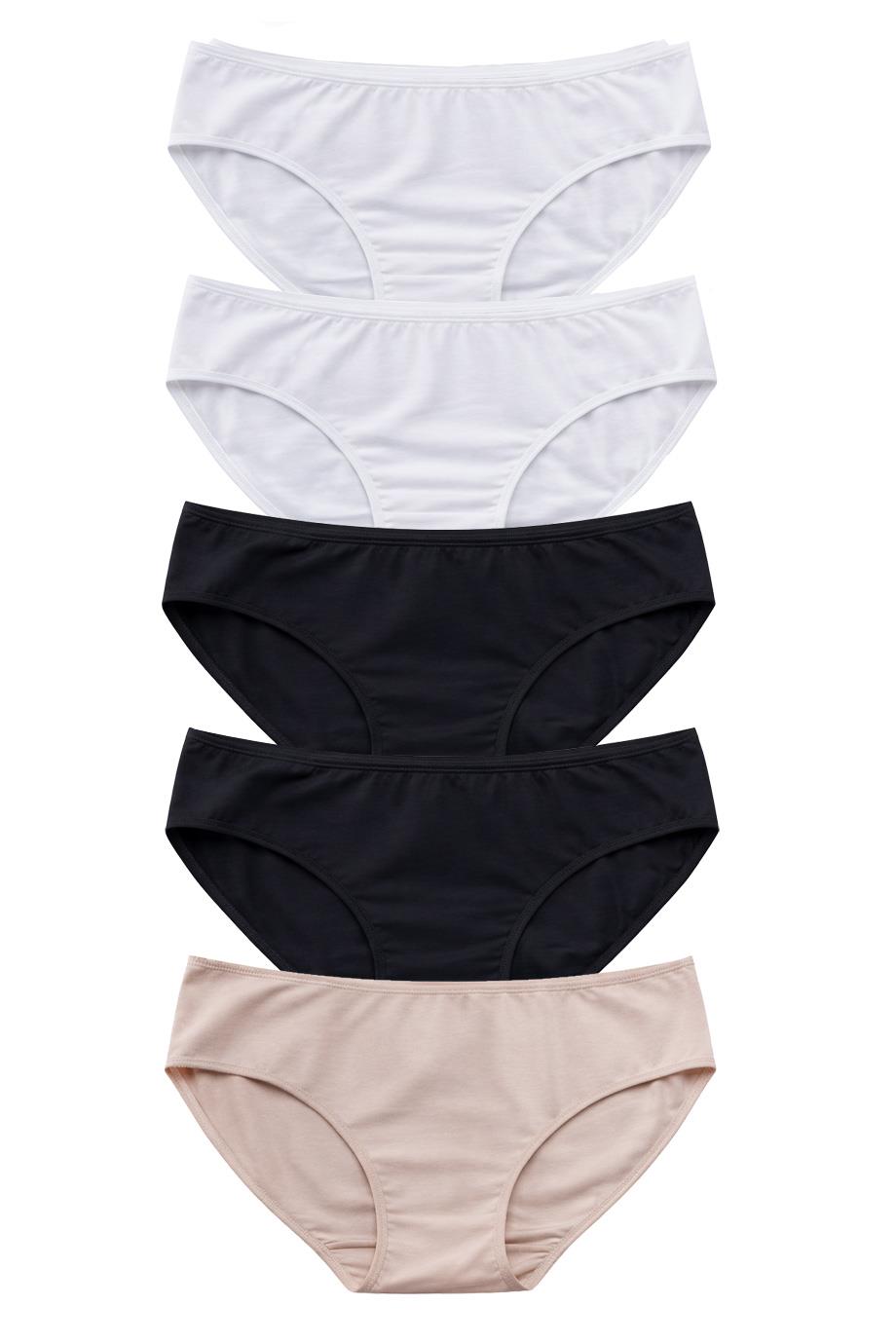 Kadın Basic Slip 5'li Paket 620