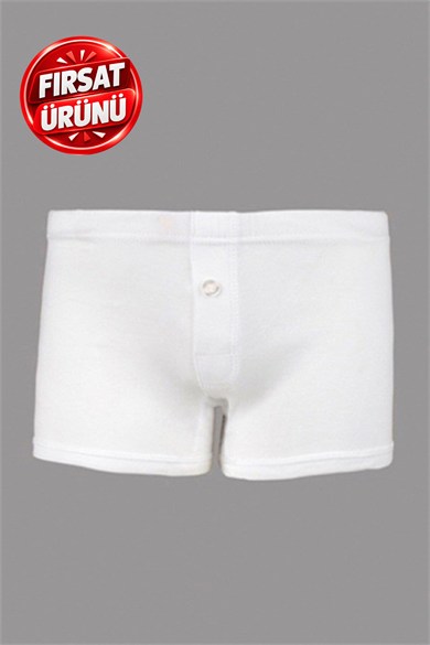 Erkek Çocuk Ribana Beyaz Boxer 200
