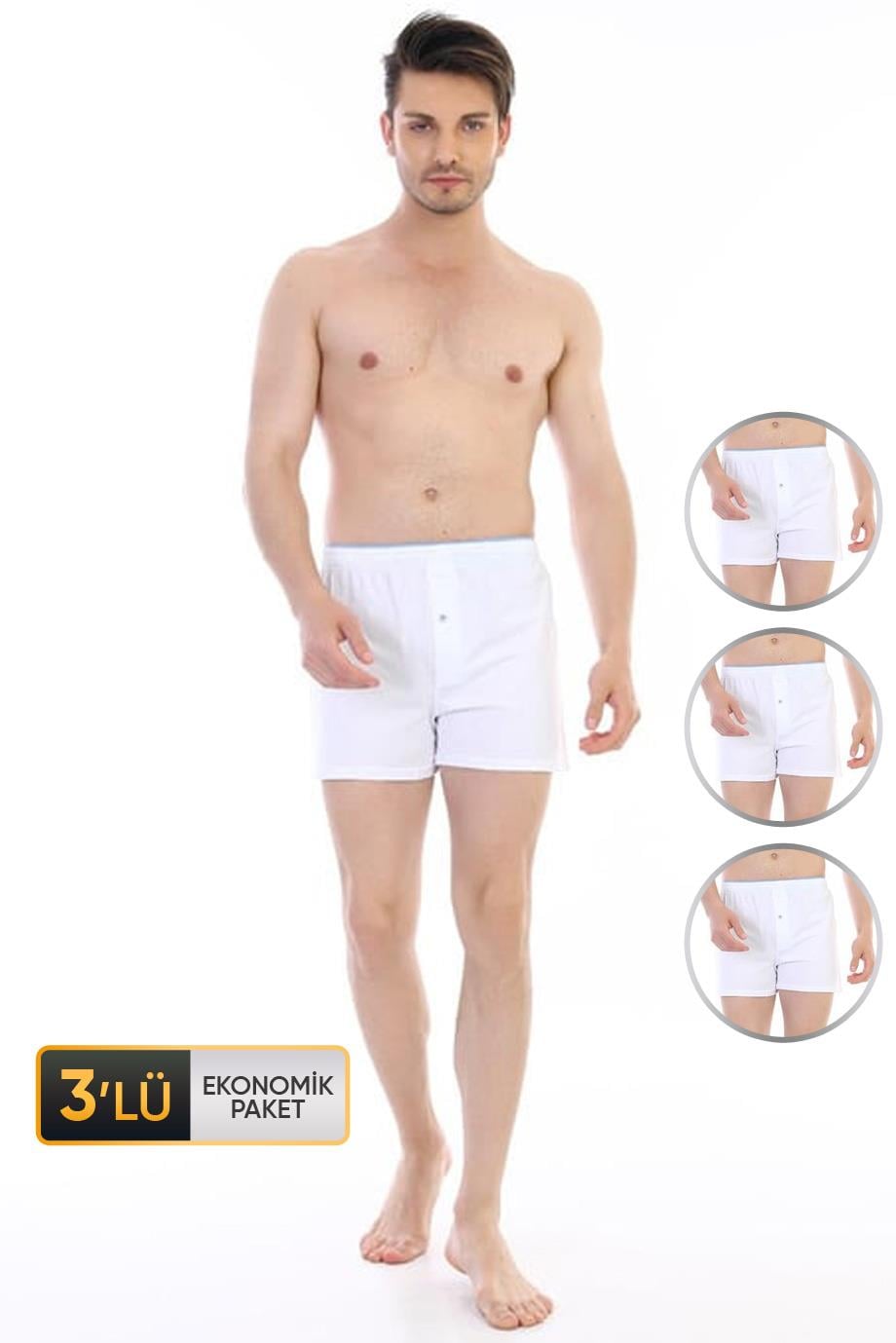 ÇK 0805 ERKEK PENYE BOXER 3'LÜ