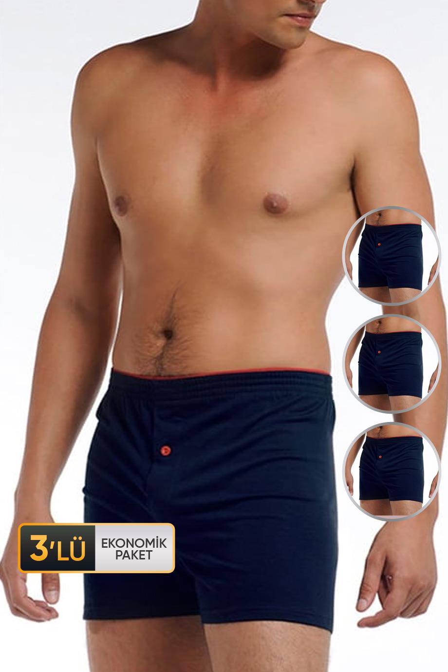 ÇK 0805 ERKEK PENYE BOXER 3'LÜ
