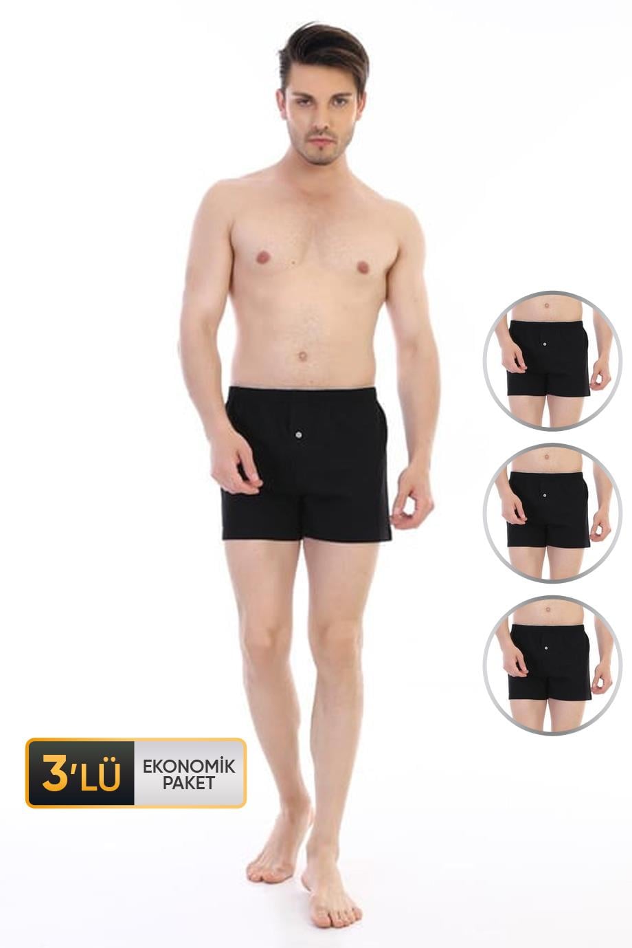 ÇK 0805 ERKEK PENYE BOXER 3'LÜ
