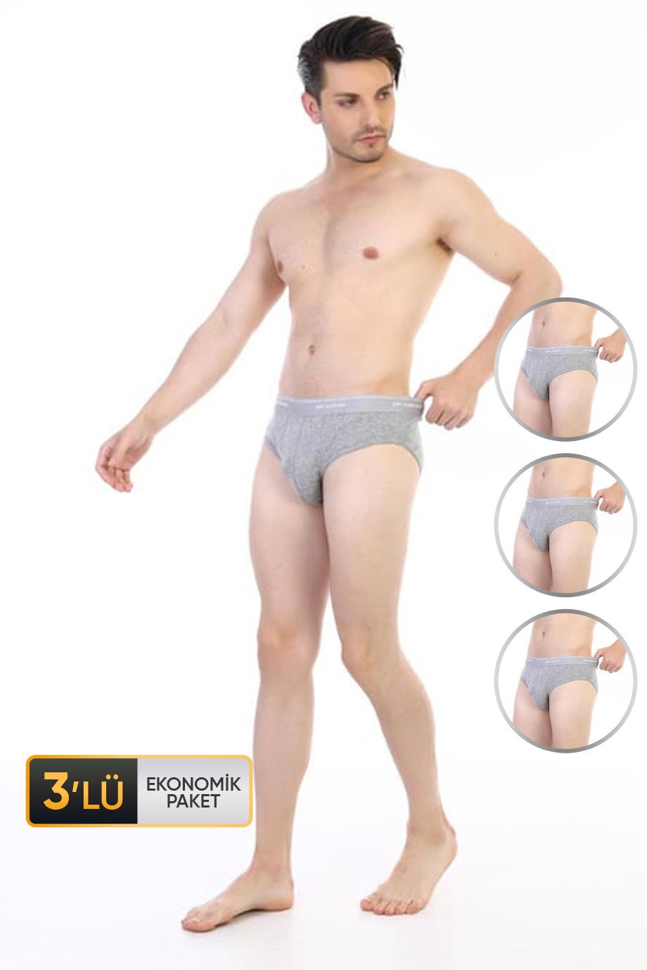 ÇK 0870 ERKEK RİBANA SLİP 3'LÜ