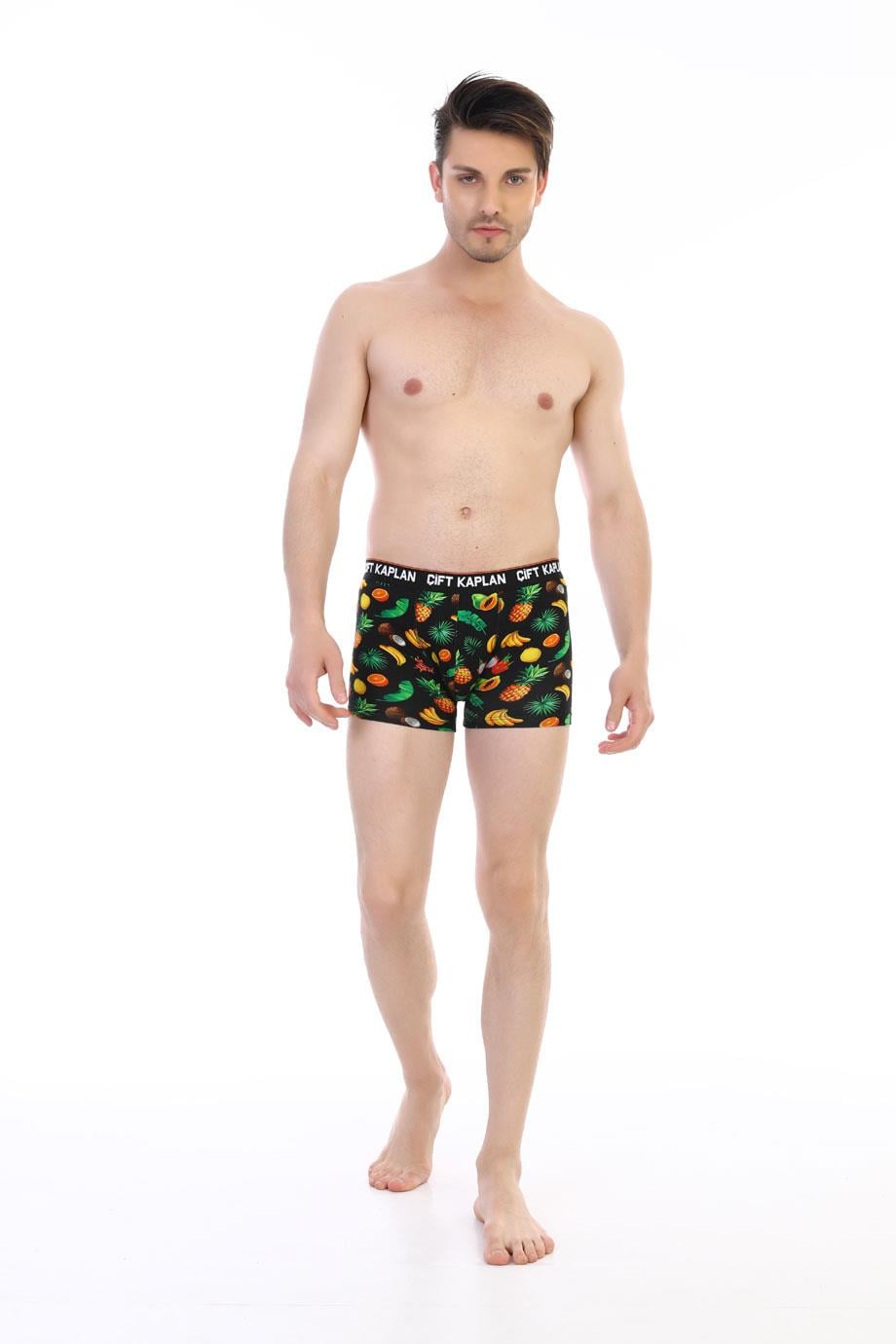 Erkek Renkli Meyve Desenli Dijital Boxer 796
