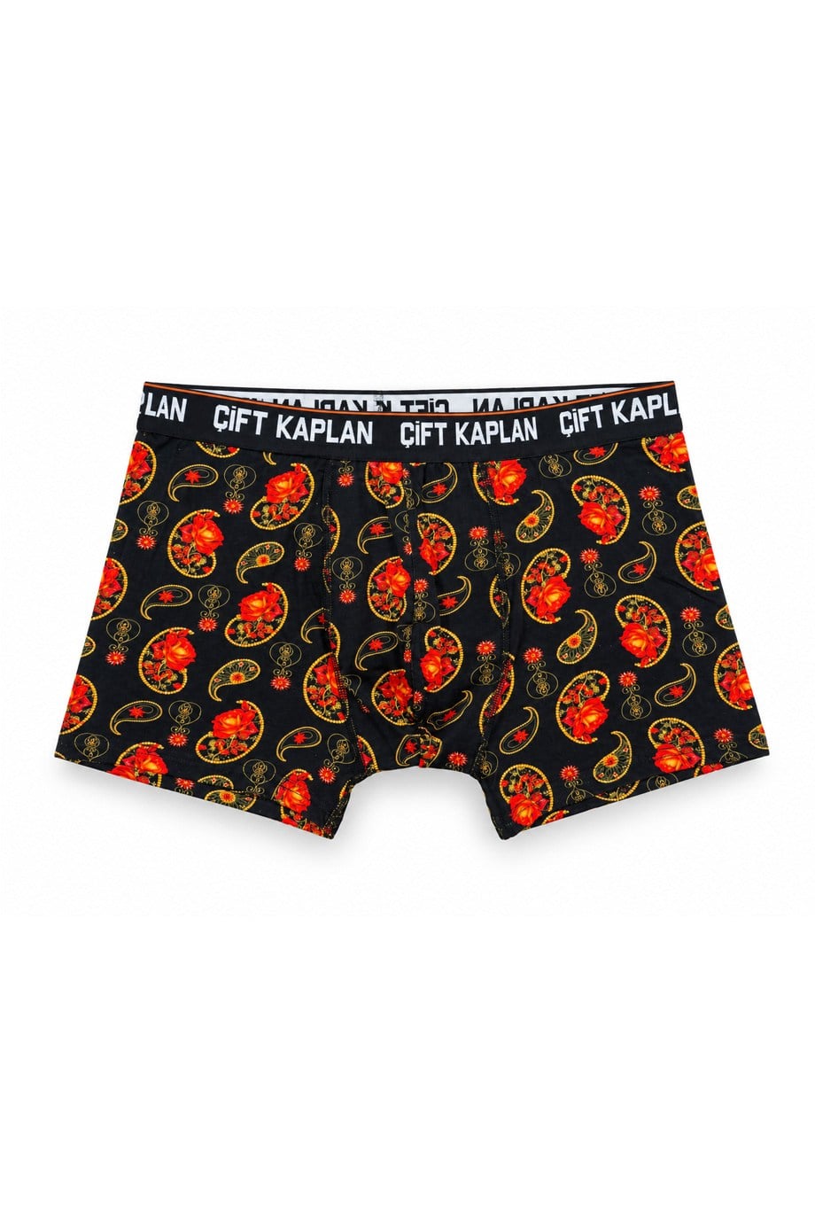 Erkek Renkli Yaprak Desenli Dijital Boxer 796D19