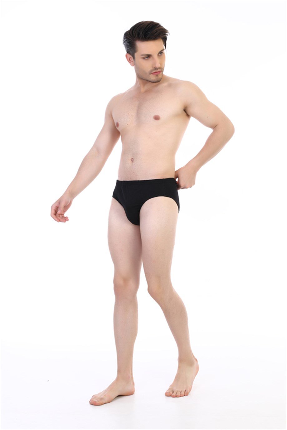Erkek Süprem Siyah Slip 0741