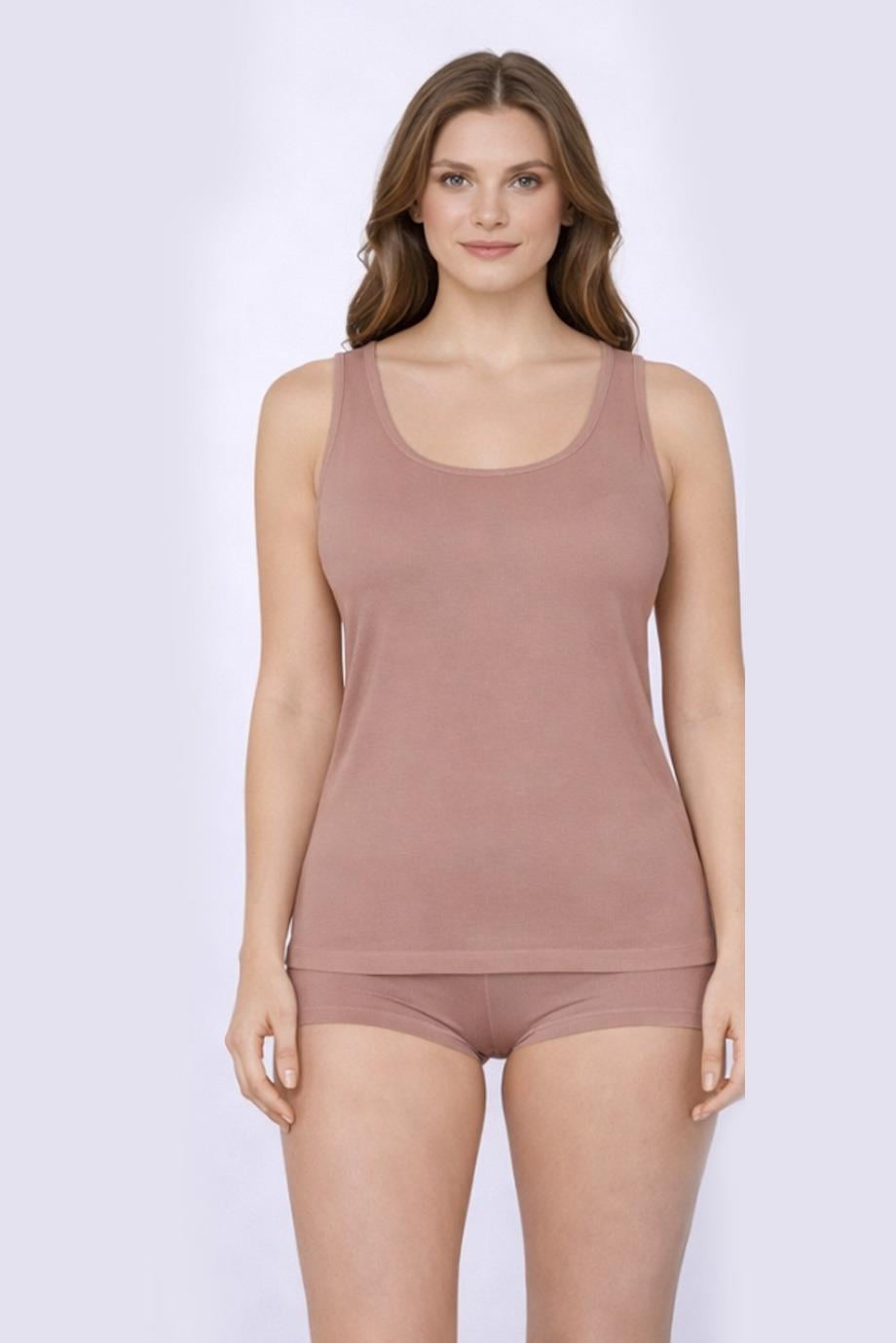 Kadın Elastanlı Ten Atlet 751