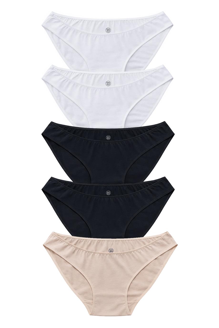 Kadın İzsiz Slip 5'li Paket 621