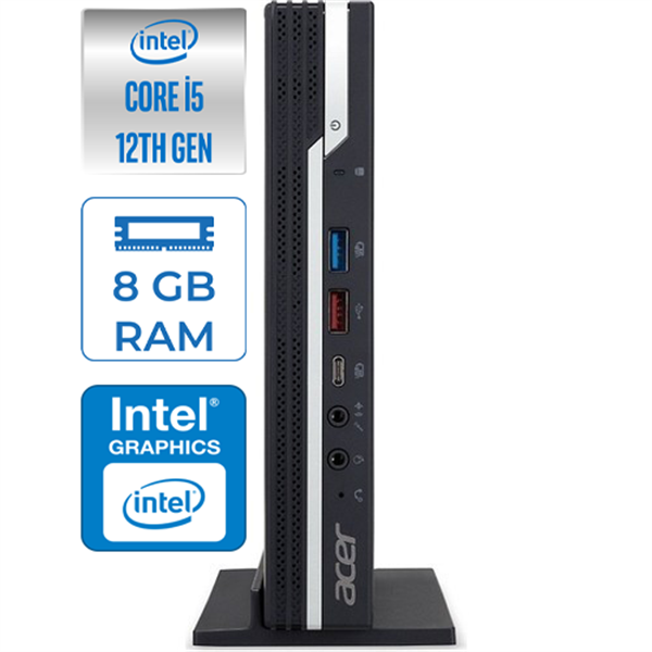 Acer Veriton N VN4680GT Intel Core i5-11400 8GB 256GB SSD Windows 11 Pro Masaüstü Bilgisayar DTVUSEMP001