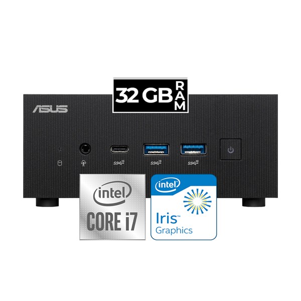 Asus PN64 Intel Core I7 12700H 32GB 256GB SSD WINDOWS10PRO Mini Masaüstü Bilgisayar BB7014MD25+ZETTAÇANTA