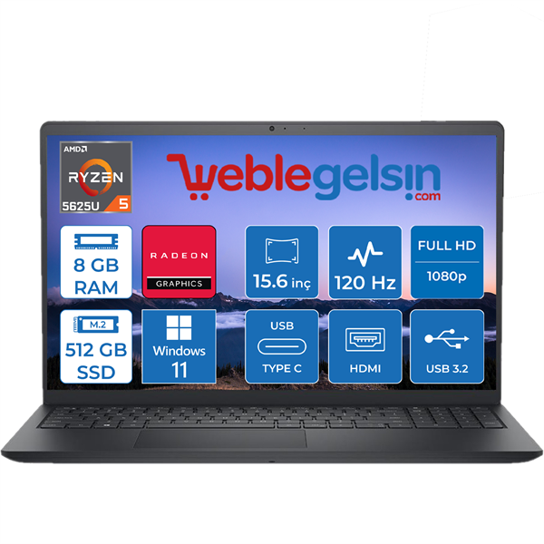 Windowsノート本体 Inspiron15 3525 Ryzen5 5625U 8GB 512GB Dell Inspiron 15 3525 Amd Ryzen 5 5625U 8GB 512GB SSD 15.6