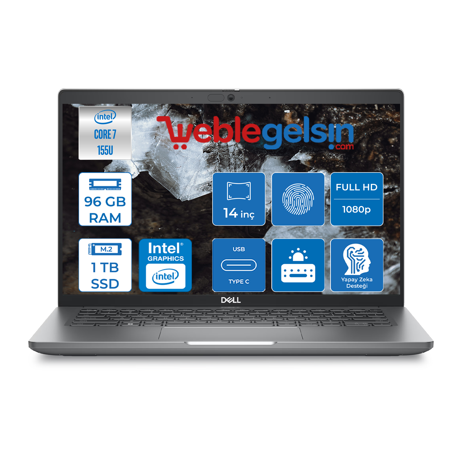 Dell Latitude 5450 Intel Ultra 7 155U 96GB DDR5 1TB SSD  14