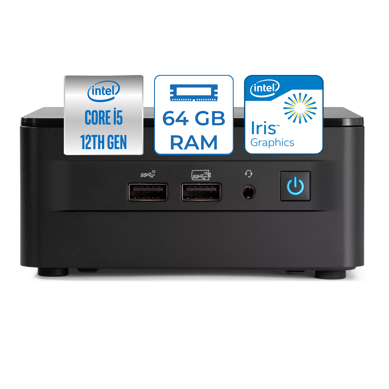 Intel Nuc 12 Pro Intel Core I5 1240P 64GB 512GB SSD Windows 11 Pro Mini Bilgisayar NUC12WSHI5P14