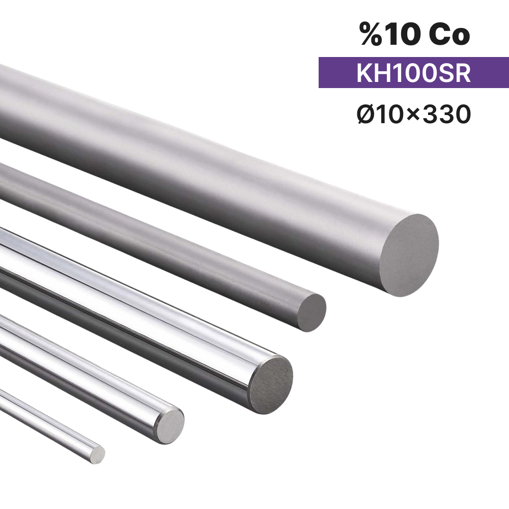 10x330 KH100SR h6 Dolu Karbür Çubuk