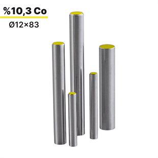 12x83 KH103S h6 Kesilmiş Dolu Karbür Çubuk