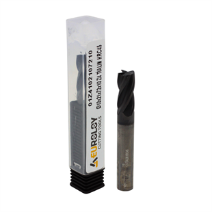 KARBÜR DÜZ FREZE Ø10X72 Z4 TİALN 45 HRC