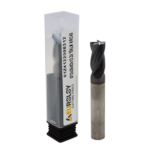 KARBÜR DÜZ FREZE Ø12X83 Z4 TİALN 45 HRC
