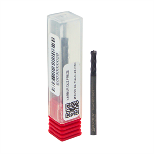 KARBÜR DÜZ FREZE Ø3X50 Z4 TİALN 45 HRC