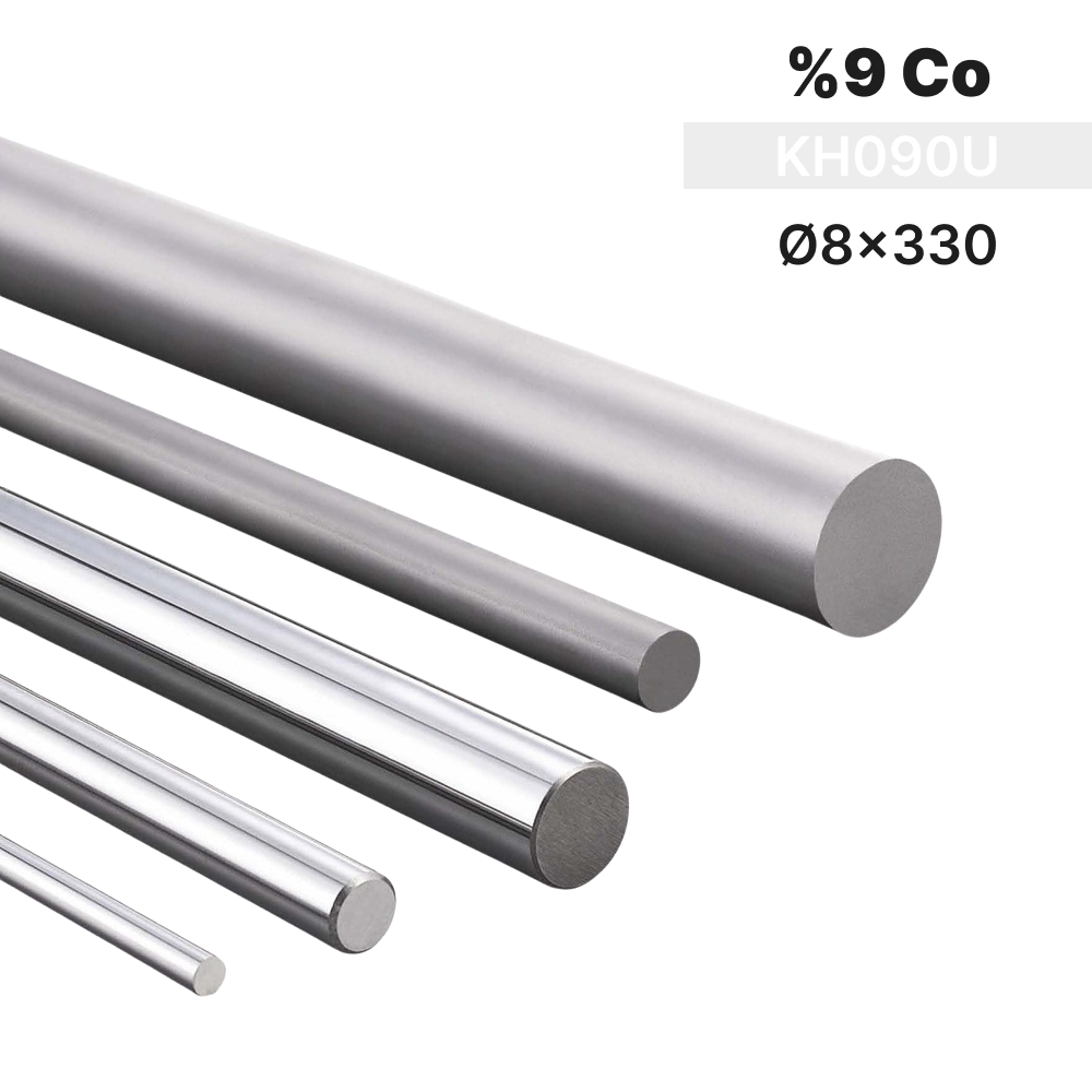 8x330 KH090U h6 Dolu Karbür Çubuk