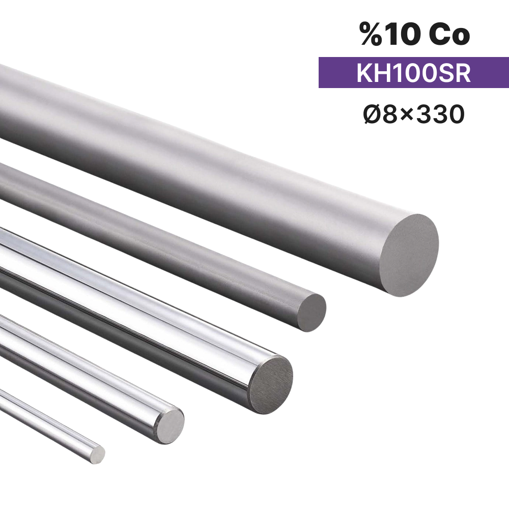 8x330 KH100SR h6 Dolu Karbür Çubuk