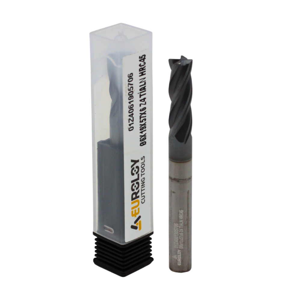 KARBÜR DÜZ FREZE Ø6X57 Z4 TİALN 45 HRC