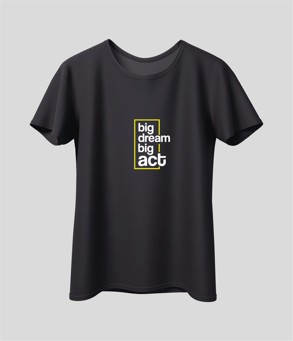 Big Dream Big Act Baskılı T-Shirt